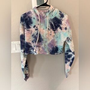 Forever 21 Pastel Tie-Dye Hoodie